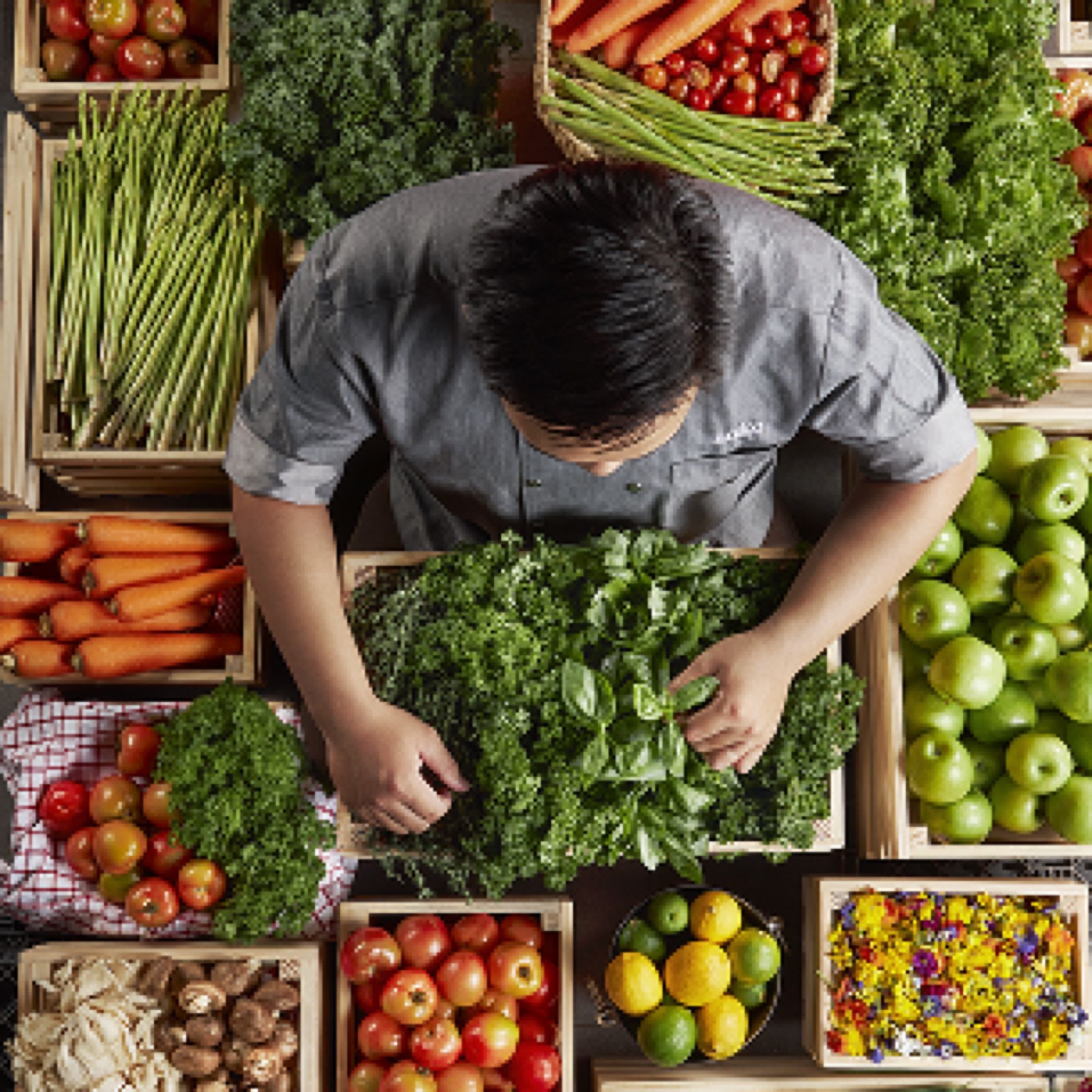 Fresh ingredients market